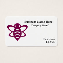 Maginta Minimalist Bee Business Card