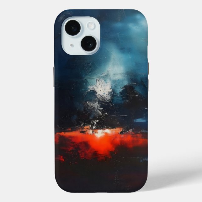 Magma Abstract Art Case-Mate iPhone Case (Back)