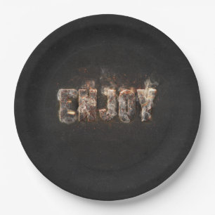 Magma Effect Paper Plate