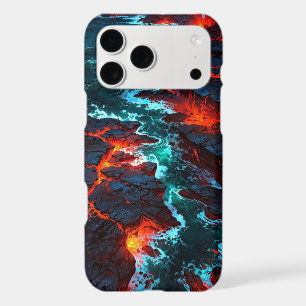 Magma Meets Ocean Neon Glow Case Phone Cover