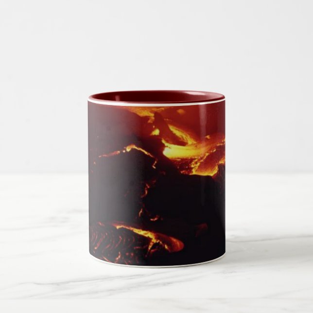 Magma -Mug- Two-Tone Coffee Mug (Center)