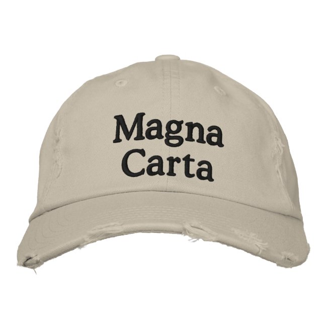 Magna Carta Embroidered Hat (Front)