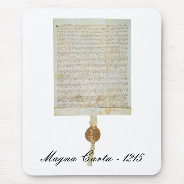 Magna Carta Libertatum - 1215 Mouse Mat (Front)