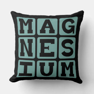 Magnesium, Chemical Element Cushion