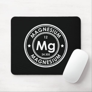 Magnesium Element Black Mouse Pad