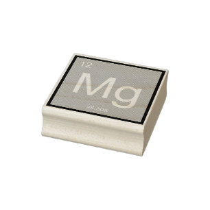 Magnesium (Mg) Element Stamp Pad