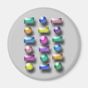 Magnet - 3D shapes