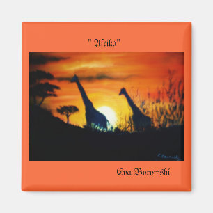 Magnet "Africa" by original image of Eva Borowski