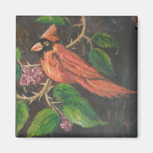 Magnet Ann Hayes Painting Cardinal