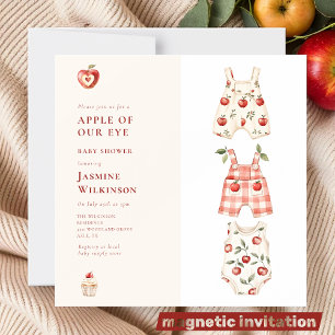 magnet Apple of Our Eye Baby Shower watercolor
