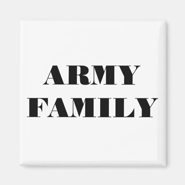 Magnet Army Family (Front)