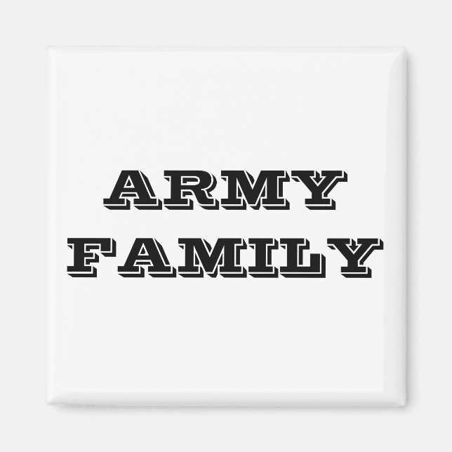 Magnet Army Family (Front)