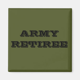Magnet Army Retiree