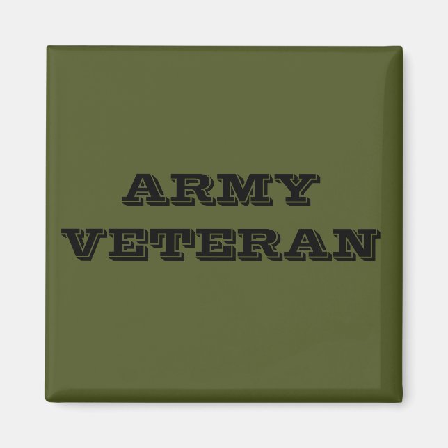 Magnet Army Veteran (Front)