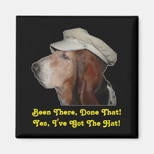 Magnet Basset Hound Been There, Done That