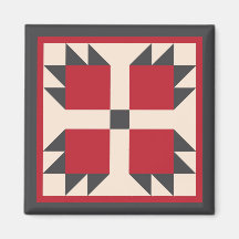 Magnet - Bearcat Quilt Square