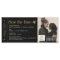Magnet Boarding Pass Save the Date Black Gold