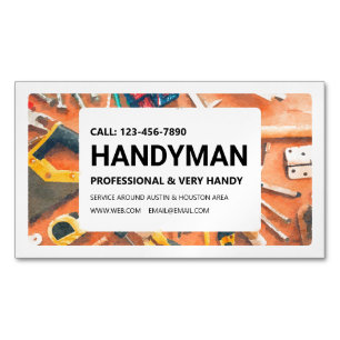 Magnet Business Card: Handyman Services