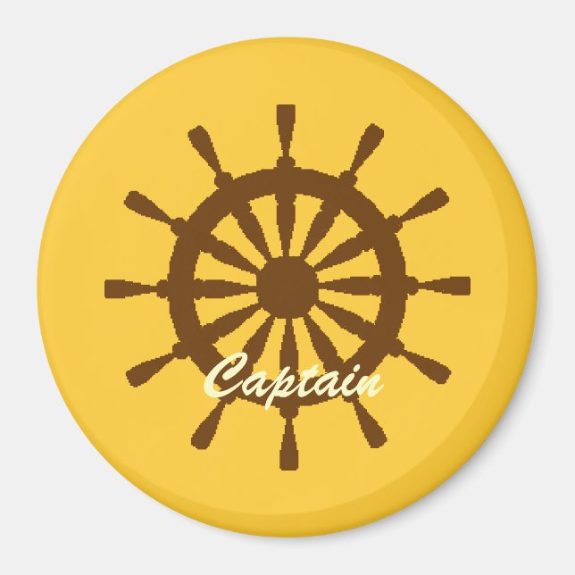 Magnet - Captain at the Helm (Front)