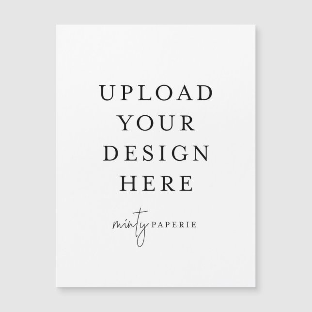 Magnet Card 4.25" x 5.6" Portrait (Front)