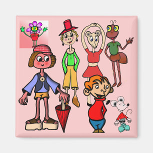 magnet cartoon animals