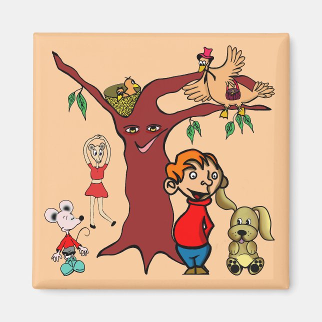 magnet "cartoon art" (Front)