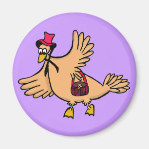 magnet "cartoon art" BIRD