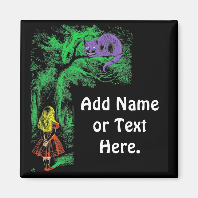 Magnet: "Cheshire Cat" from "Alice in Wonderland" Magnet (Front)