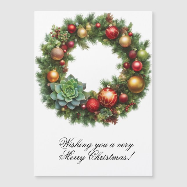 Magnet Christmas Card 5"x7" (Front)