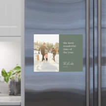 Magnet Christmas Card | Magnetic Holiday Photo