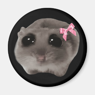 Magnet Coquette Sad Hamster Meme