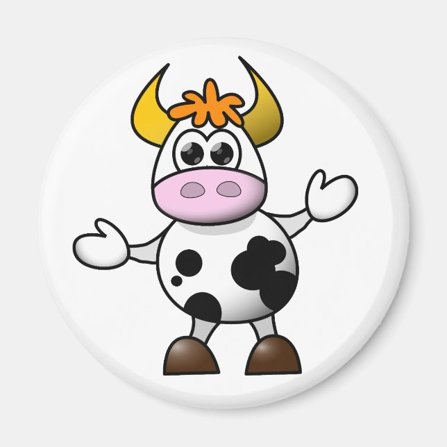 Magnet. Cow. Magnet (Front)