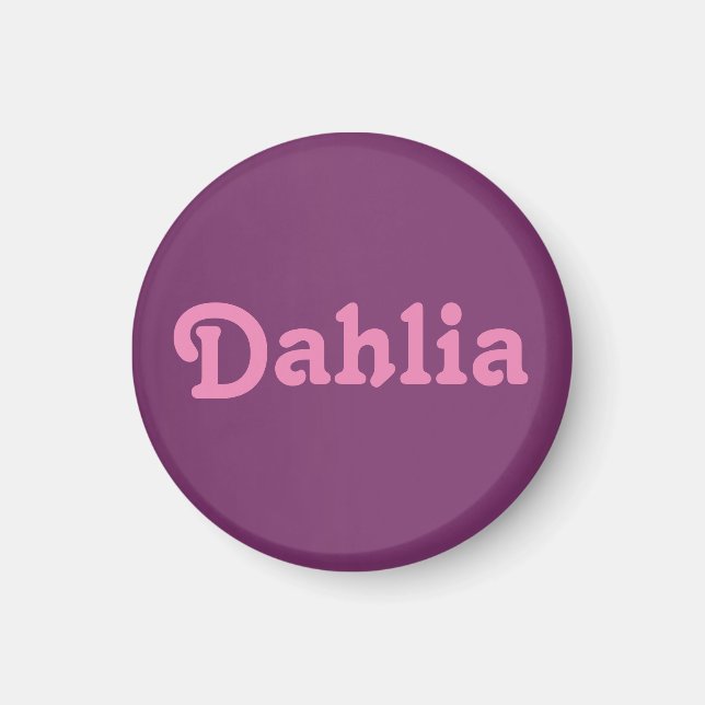 Magnet Dahlia (Front)
