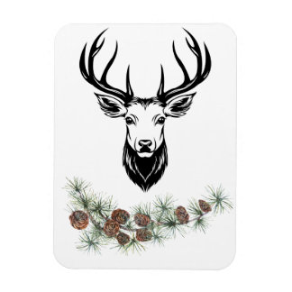 Magnet - deer and branches