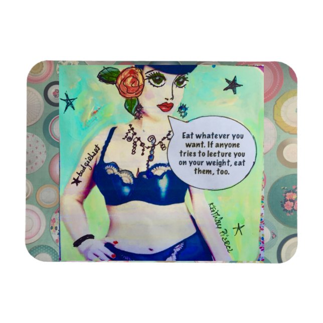 Magnet-eat whatever you want magnet (Horizontal)