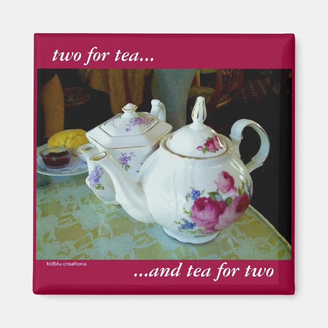 magnet - English teapots (Front)