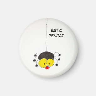 Magnet “estic penjat”.