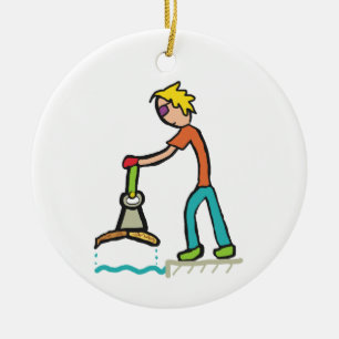 Magnet Fishing Ceramic Tree Decoration