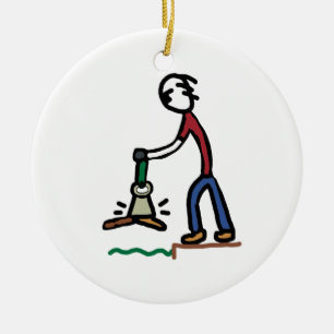Magnet Fishing Ceramic Tree Decoration