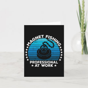 Magnet Fishing Treasure Hunters Dirt Fisher Metal Card