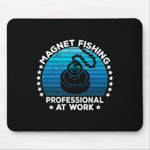 Magnet Fishing Treasure Hunters Dirt Fisher Metal Mouse Mat