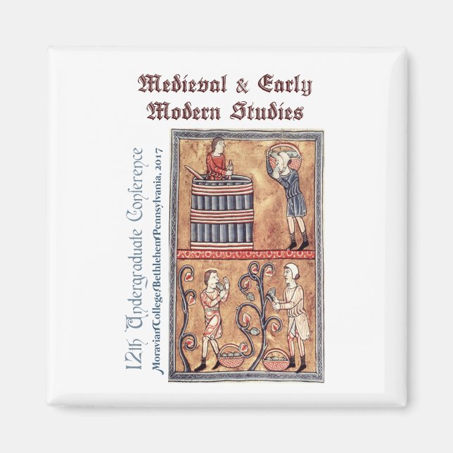 Magnet for Moravian conference (Front)