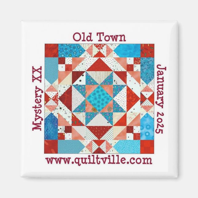 Magnet for Old Town mystery (Front)