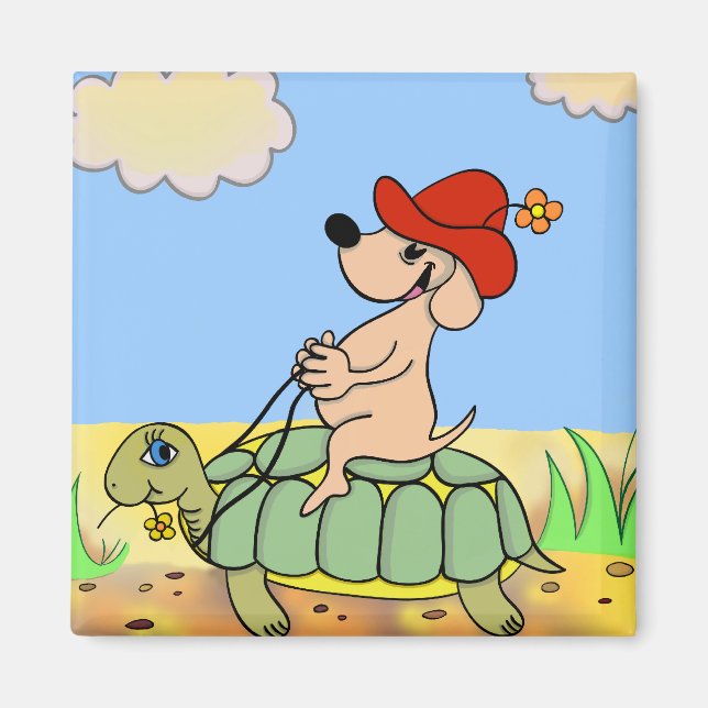magnet "funny animals" tortle (Front)