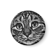 Magnet - General Tso, Black and White