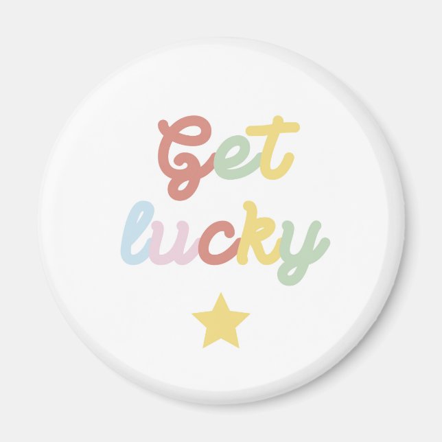 Magnet Get lucky (Front)