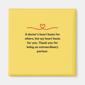 Magnet Gift For Doctor Partner