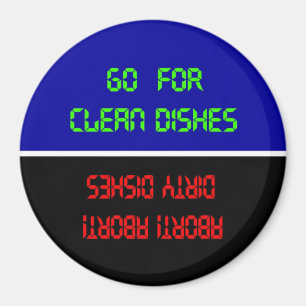 Magnet- Go For Clean Dishes Magnet
