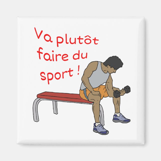 Magnet Go work out guy (Front)