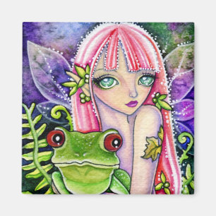 Magnet - Green Frog Elf